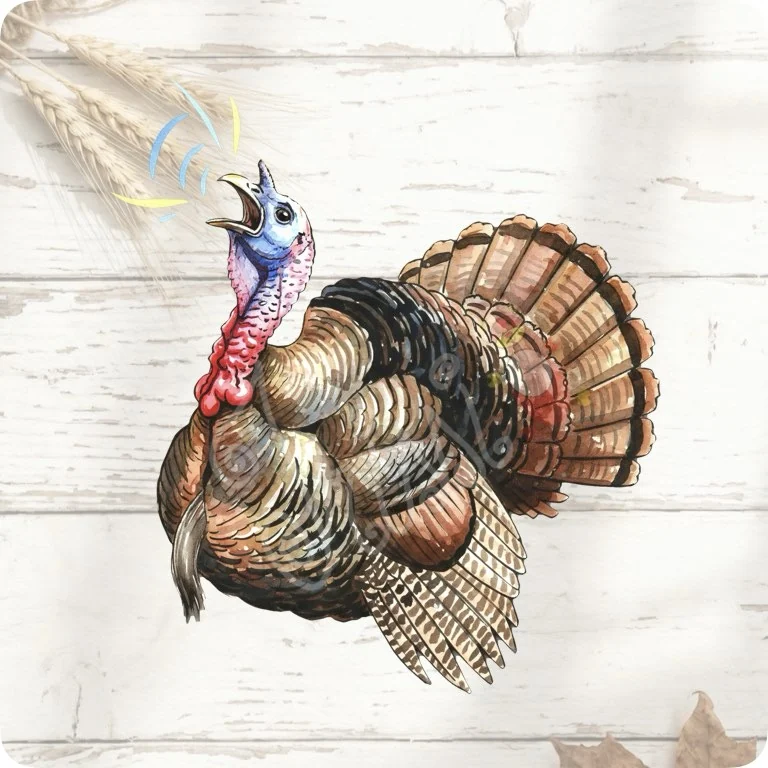 Free Realistic Turkey PNG | Dynamic Rustic Farm Bird Clipart β Rustic Farm Bird Clipart | Watercolor Turkey Duck watercolor clipart