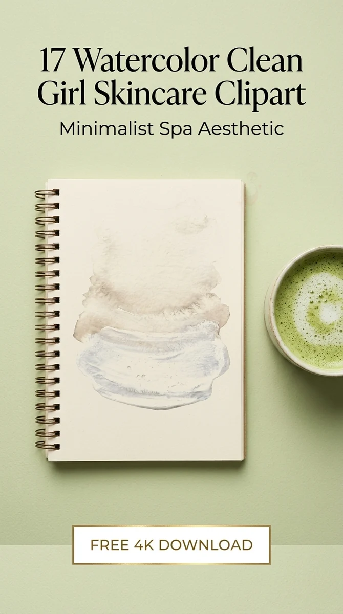 Free Sunscreen Swatch PNG | Watercolor White Cream Texture Clipart — Clean Girl Skincare | Spa Aesthetic Clipart PNG watercolor clipart