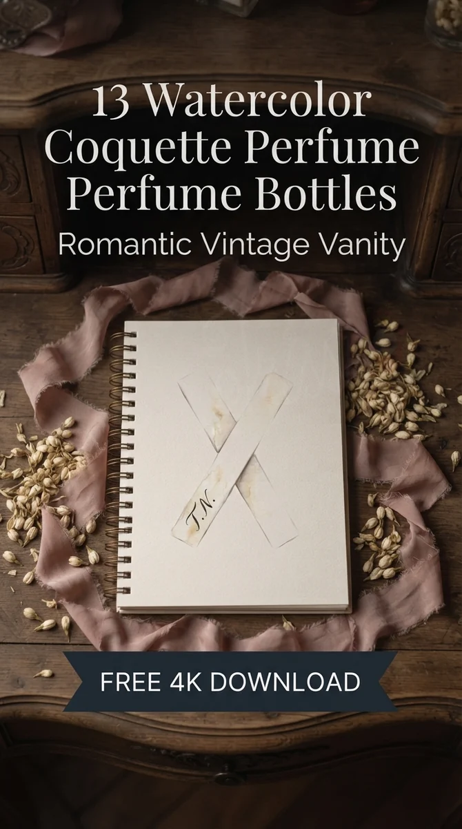 Free Fragrance Testing Clipart | Perfume Strips PNG โ Coquette Vanity | Watercolor Perfume PNG Clipart watercolor clipart