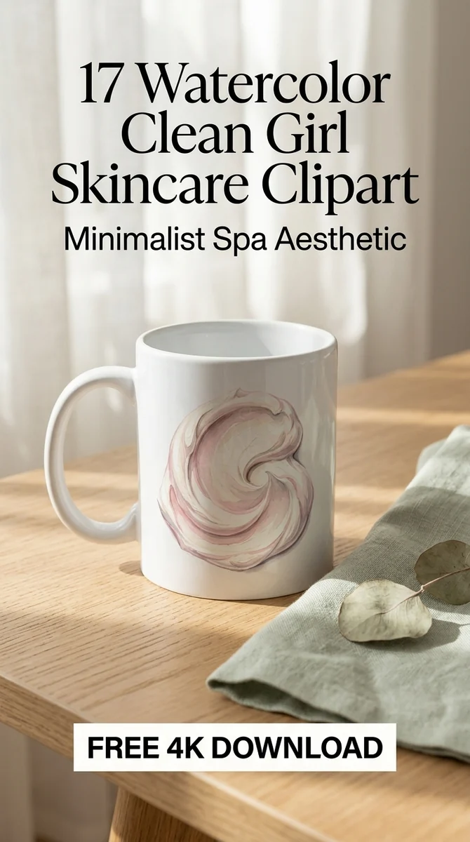 Free Whipped Face Cream Clipart | Realistic Skincare Swirl PNG β Clean Girl Skincare | Spa Aesthetic Clipart PNG watercolor clipart