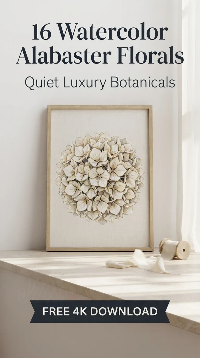 Free White Floral Cluster PNG | Alabaster Bouquet Clipart — Quiet Luxury | White Gold Floral Clipart watercolor clipart