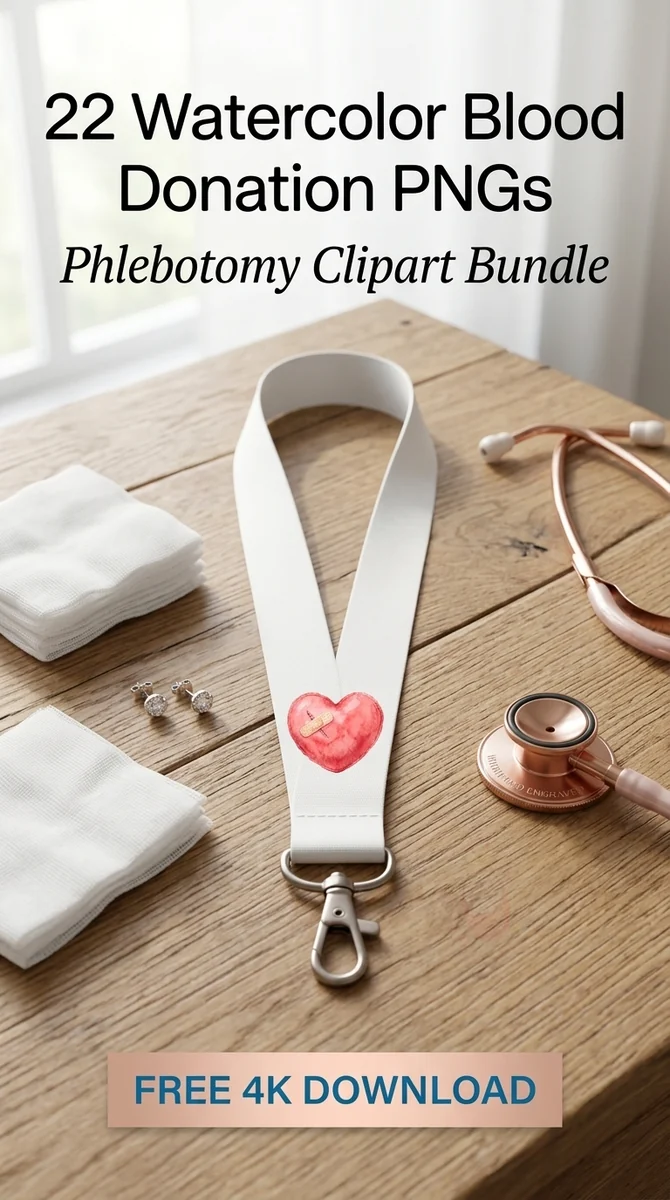 Free Bandaged Heart PNG | Blood Donation Watercolor Art — Watercolor Blood Donation | Medical Clipart watercolor clipart